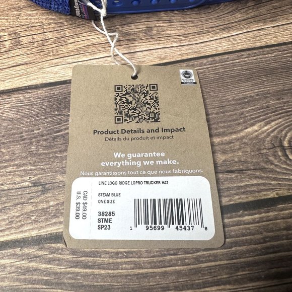 Patagonia Line Logo Ridge LoPro Trucker Hat NWT ONE SIZE (STME) NO: 38285 - Picture 11 of 11